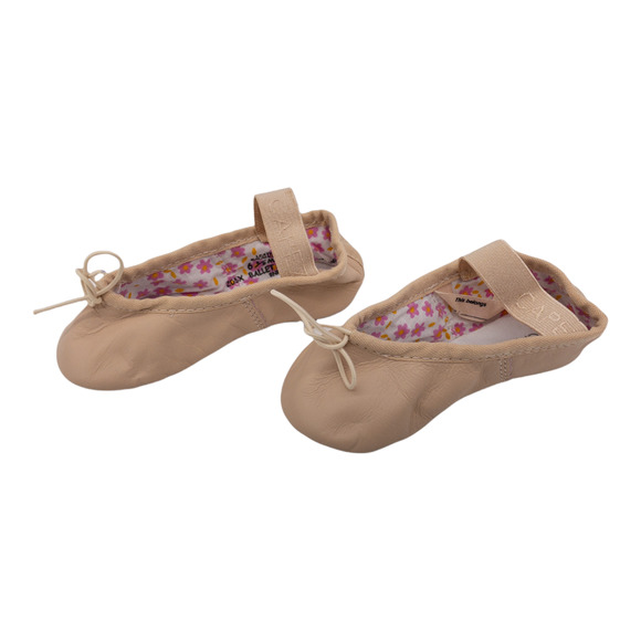 5/$25 Capezio Pink Daisy Leather Ballet Shoes 6.5 - Picture 3 of 8